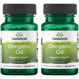 Swanson Aceite de Orégano 10:1, cápsulas suaves para posible apoyo digestivo.