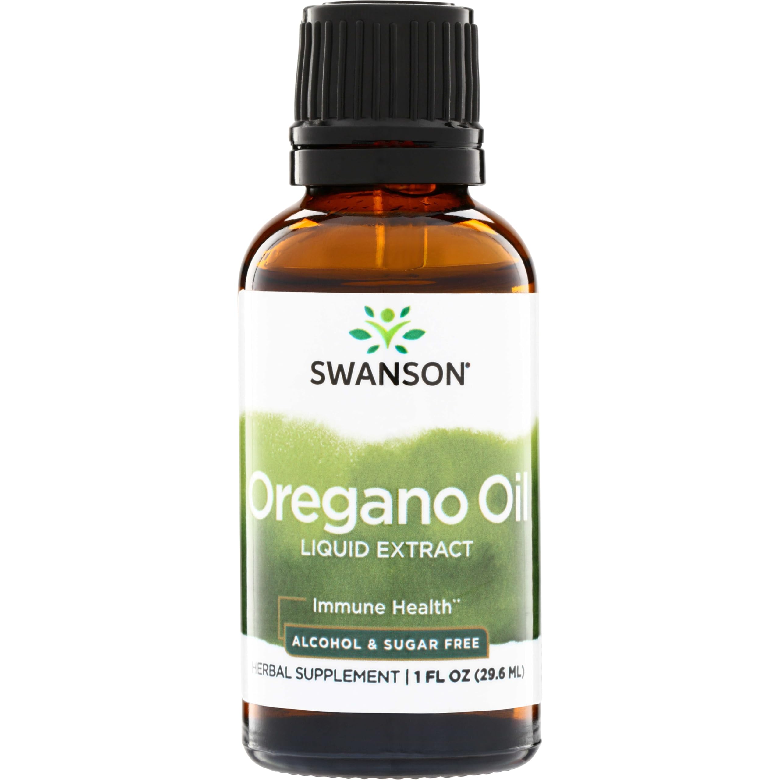 Swanson Aceite de orégano líquido: vertido de la botella para uso diario cómodo.