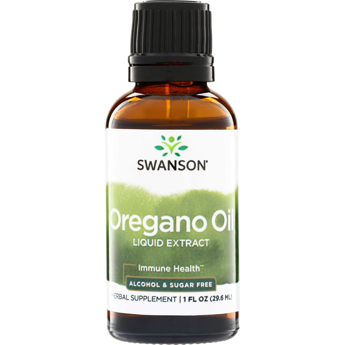 Swanson Aceite de orégano líquido: vertido de la botella para uso diario cómodo.