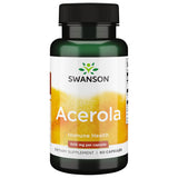 Swanson Acerola 500 mg, cápsulas en botella, apoyo a la salud inmune