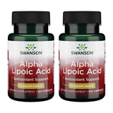 Swanson ácido alfa lipoico 50 mg cápsulas, soporte antioxidante para energía celular.