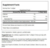 Swanson Ácido Caprílico 600 mg, cápsulas para uso diario, energía rápida y vitalidad.