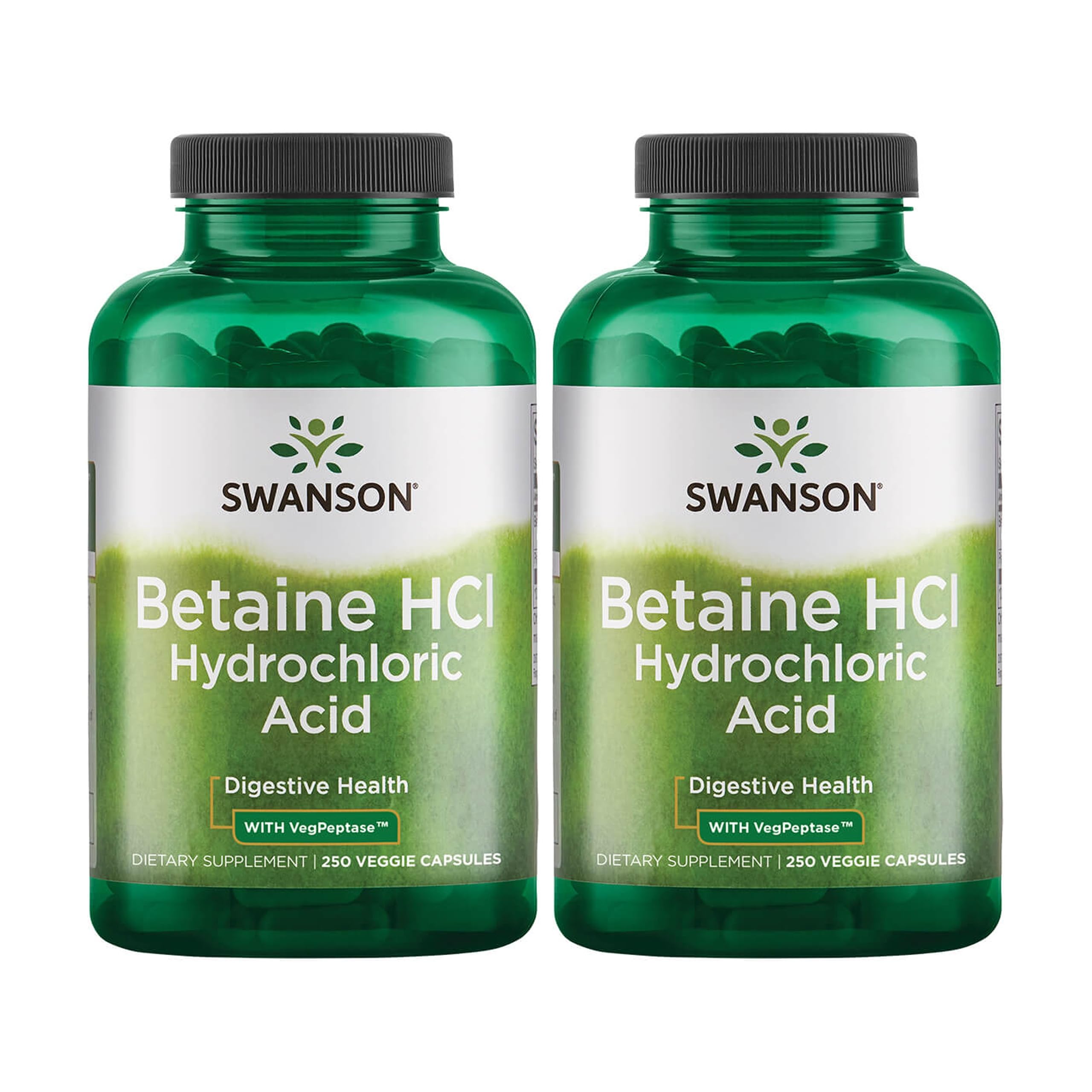 Swanson Acido Clorhidrico con Pepsina, botella, apoyo digestivo suave para proteínas