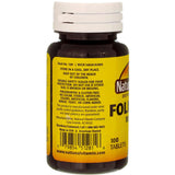 Swanson ácido fólico 1000 mcg, tabletas en empaque para nutrición diaria.
