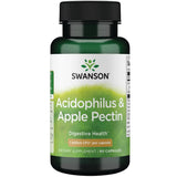 Swanson Acidophilus con Pectina de Manzana: cápsulas para apoyo digestivo diario