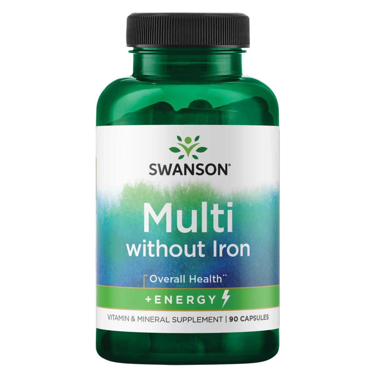 Swanson Active One, botella frontal, ideal para apoyar energía diaria y bienestar general.