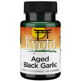 Swanson Ajo Negro Envejecido 650 mg en cápsulas, fuente de antioxidantes para uso diario.