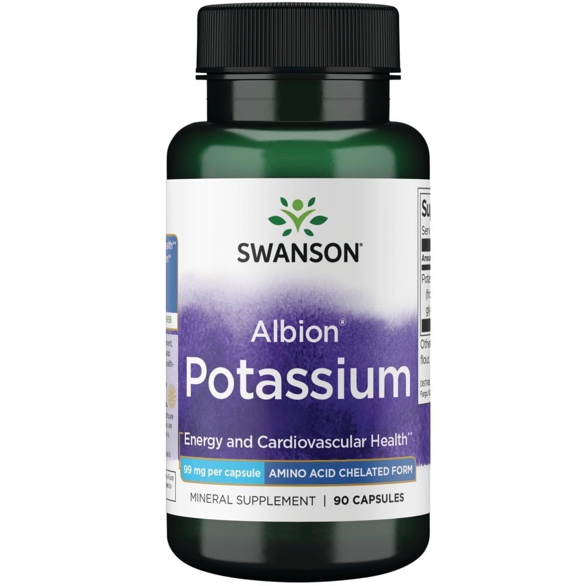 Swanson Albion Potasio 99 mg frasco para uso diario
