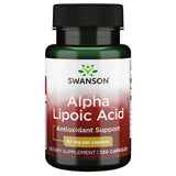 Swanson Ácido Alfa-Lipoico 50 mg, cápsulas para apoyo energético celular.