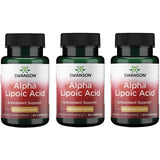 Swanson Alpha Lipoic Acid, cápsula de 300 mg, apoyo antioxidante para la salud celular.