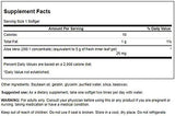 Swanson Aloe Vera 25 mg etiqueta: uso diario para salud digestiva