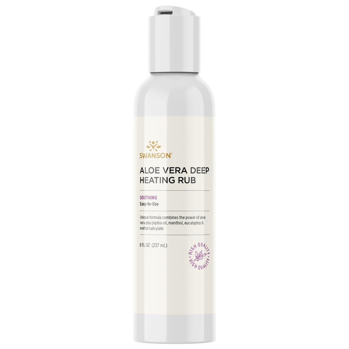 Swanson ungüento de Aloe Vera con calor profundo gel 237 ml, alivio cómodo con calor suave