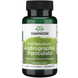 Swanson Andrographis paniculata cápsulas en botella para apoyo inmunitario