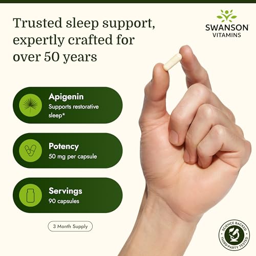 Swanson Apigenin: capsulas-veganas aptas para uso diario