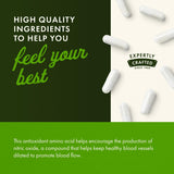 Swanson Arginina 850 mg: envase robusto para uso diario