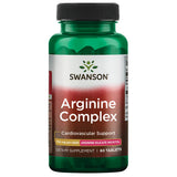 Swanson Arginine Complex 750 mg, tabletas, apoyo a la circulación