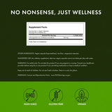 Swanson Ashwagandha Powder etiqueta cercana con datos del producto.