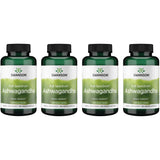 Swanson Ashwagandha Powder frasco frontal para uso diario y bienestar.