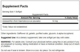 Swanson astaxantina 12 mg cápsulas blandas detalle, antioxidante para uso diario en exteriores.
