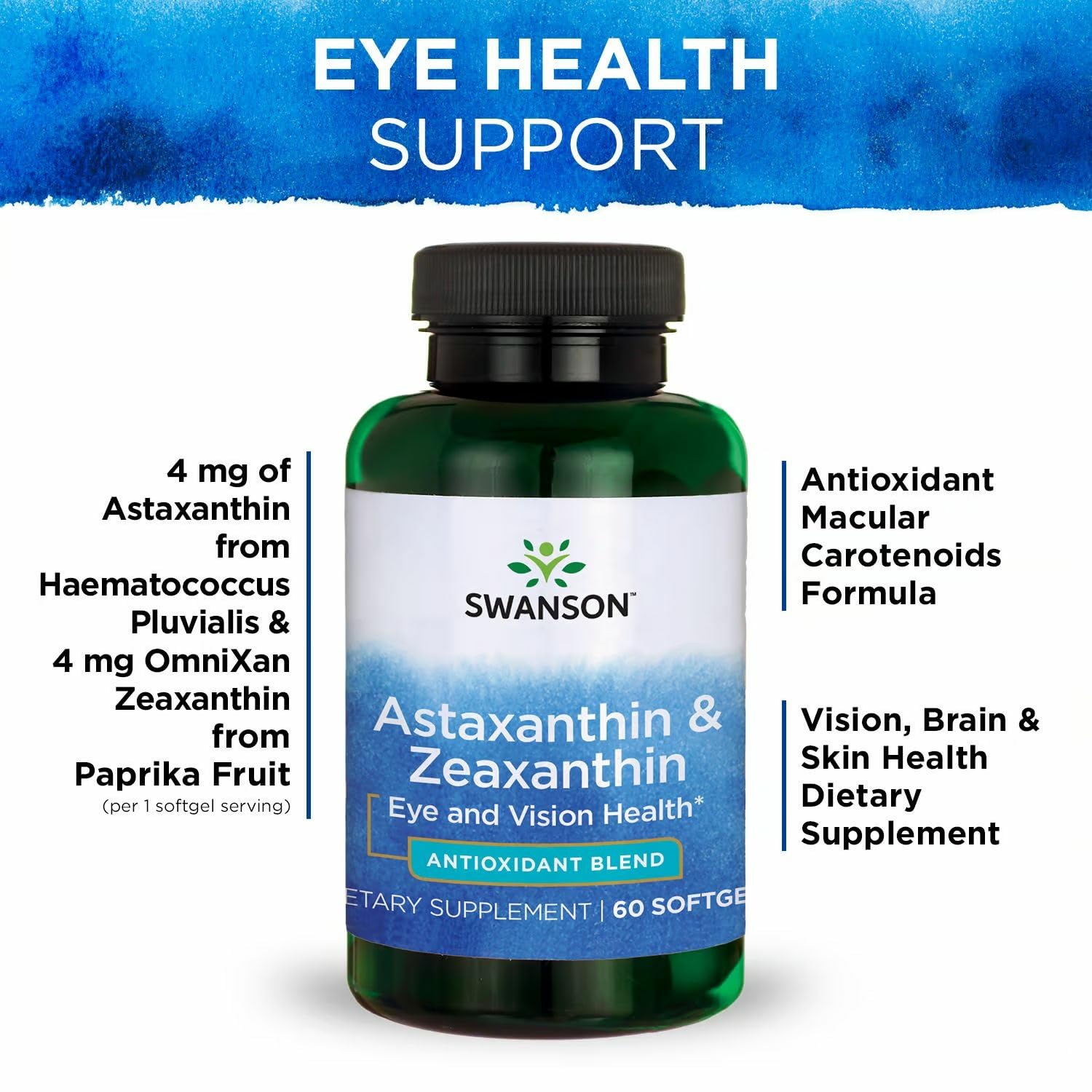 Cuidado de la retina con antioxidantes y nutrientes clave.