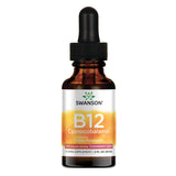 Swanson B-12 gotas sublinguales en frasco con gotero, apoyo potencial al metabolismo de energía