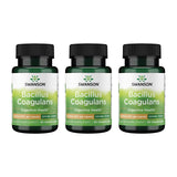 Swanson Bacillus Coagulans, botella vertiendo, posible apoyo digestivo estable para consumo diario