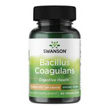 Swanson Bacillus Coagulans cápsula de 6 mil millones UFC para apoyo digestivo diario.