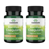 Swanson Bacillus Coagulans, botella frontal, apoyo digestivo estable para uso diario
