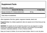 Swanson Bacopa Monnieri, cápsulas en caja; posible protección antioxidante para la mente.