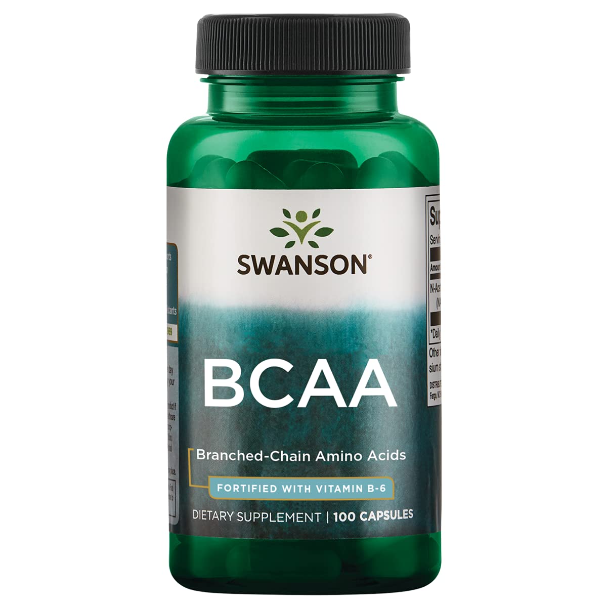 Swanson BCAA en empaque, fácil para uso diario