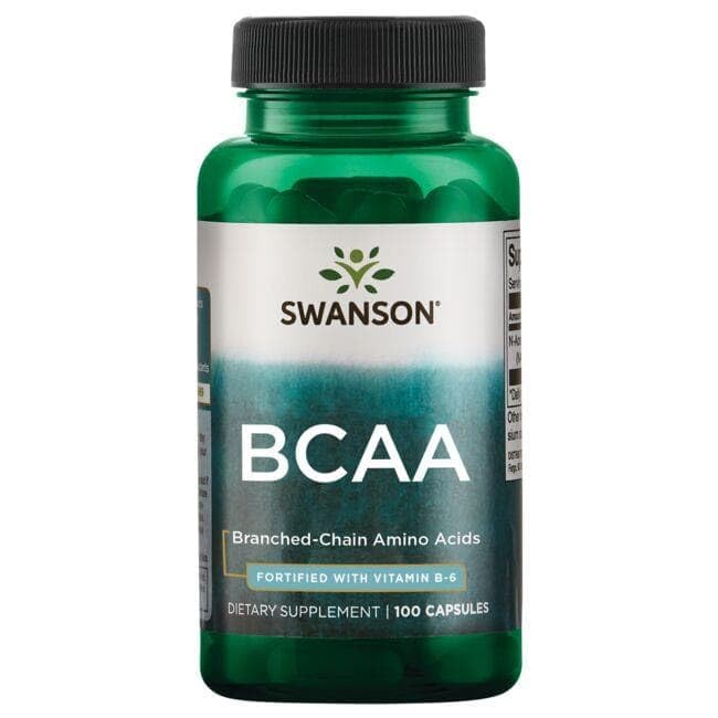 Swanson BCAA, L-leucina para apoyo muscular