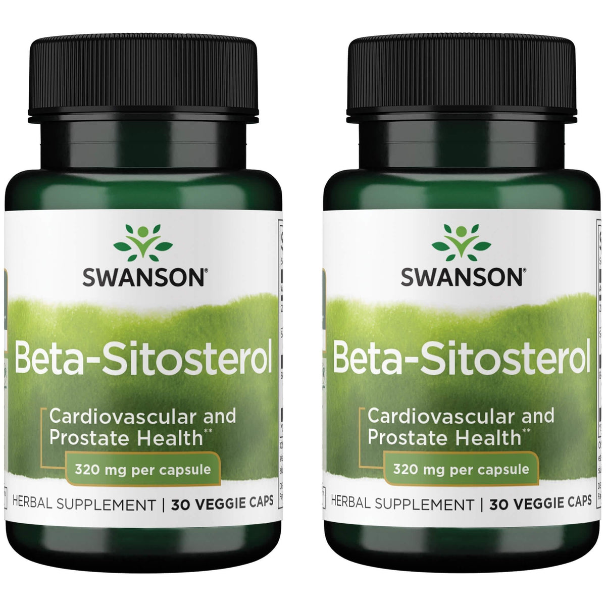 Swanson Beta-Sitosterol cápsulas vegetales, toma diaria para apoyar la rutina de bienestar
