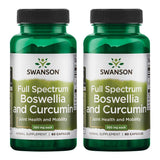 Swanson Boswellia y Curcumina, envase frontal, soporte diario para movilidad.