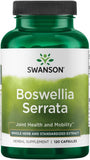 Swanson Boswellia Serrata 200 mg, botella de cápsulas para movilidad diaria.