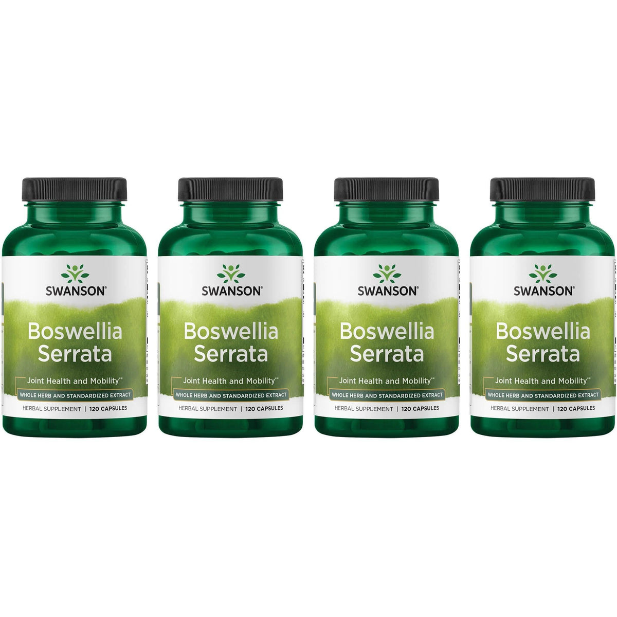 Swanson Boswellia Serrata, botella de 120 cápsulas, apoyo articular para movilidad diaria