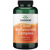 Swanson botella con bioflavonoides cítricos para apoyar la absorción de vitamina C.