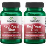 Swanson botella levadura roja orgánica 600 mg para bienestar diario