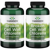 Swanson Chlorella con pared celular rota, tabletas, apoyo a la salud diaria.