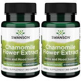 Swanson extracto de flor de manzanilla, botella 500 mg, apoyo para la relajación diaria