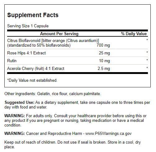 Cápsulas Swanson para apoyar el sistema inmune y la acción antioxidante.
