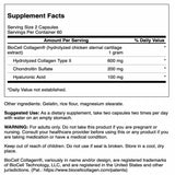 Swanson cápsulas de colágeno tipo II (500 mg) para movilidad diaria.