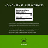 Swanson cápsulas veganas de 500 mg para un aporte vegetal antioxidante.