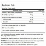 Swanson cápsulas vegetales de espirulina, 90 unidades para apoyo diario