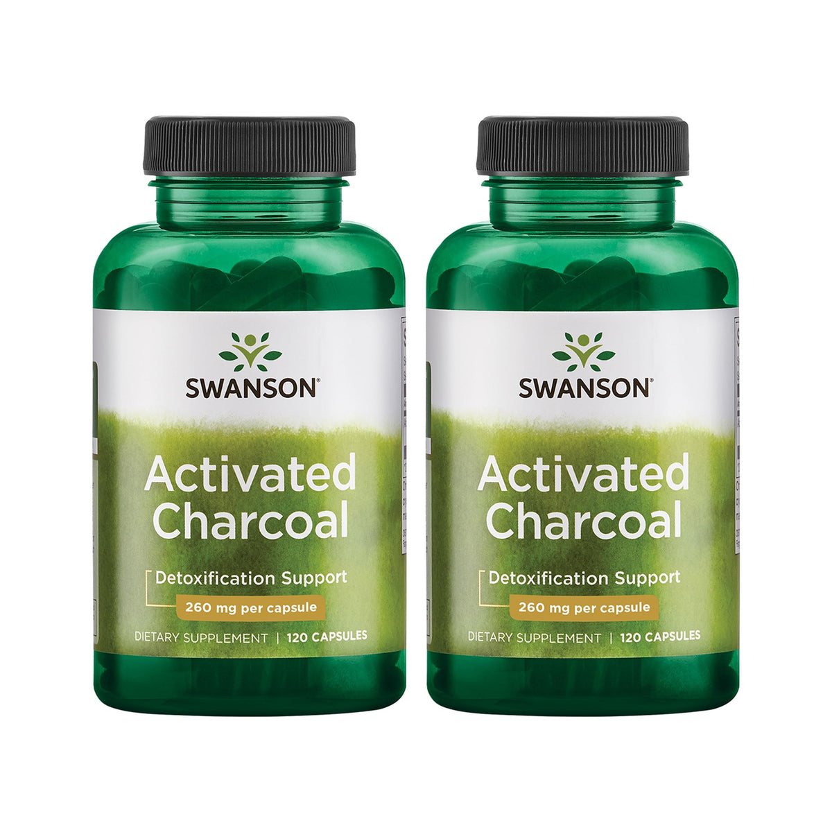 Swanson Carbon Activado: cápsula digestiva para apoyo diario