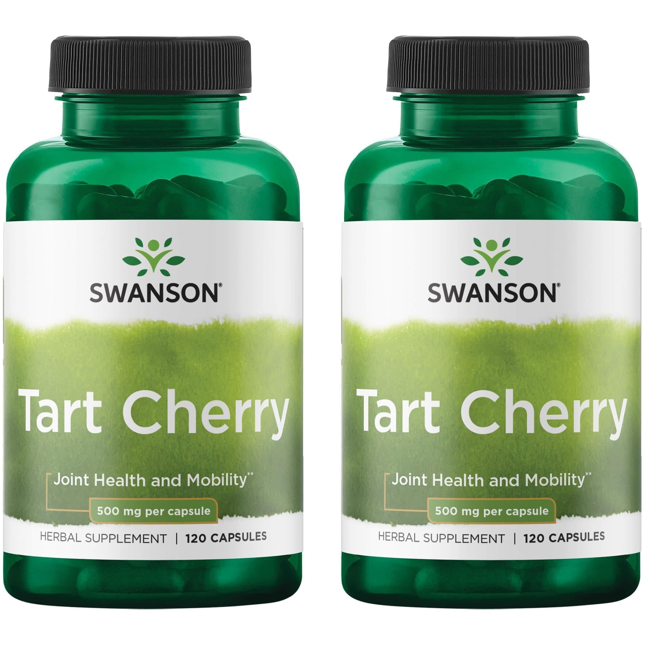 Swanson Cereza Ácida 500 mg, cápsulas, apoyo a articulaciones y movilidad diaria