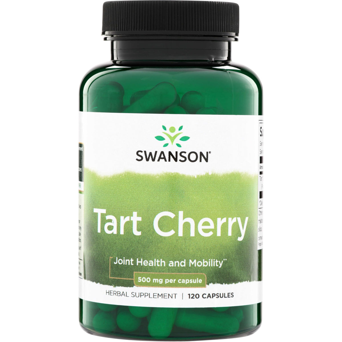 Swanson Tart Cherry: cápsulas de 500 mg para movilidad articular y antioxidante