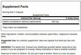 Swanson Cilantro etiqueta cerca, detalles del producto y beneficios antioxidantes