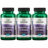 Swanson Strontium Citrate, cápsulas fáciles de tragar, apoyan la salud ósea