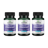Swanson cobre quelado tabletas 2 mg; apoya la salud antioxidante diaria.