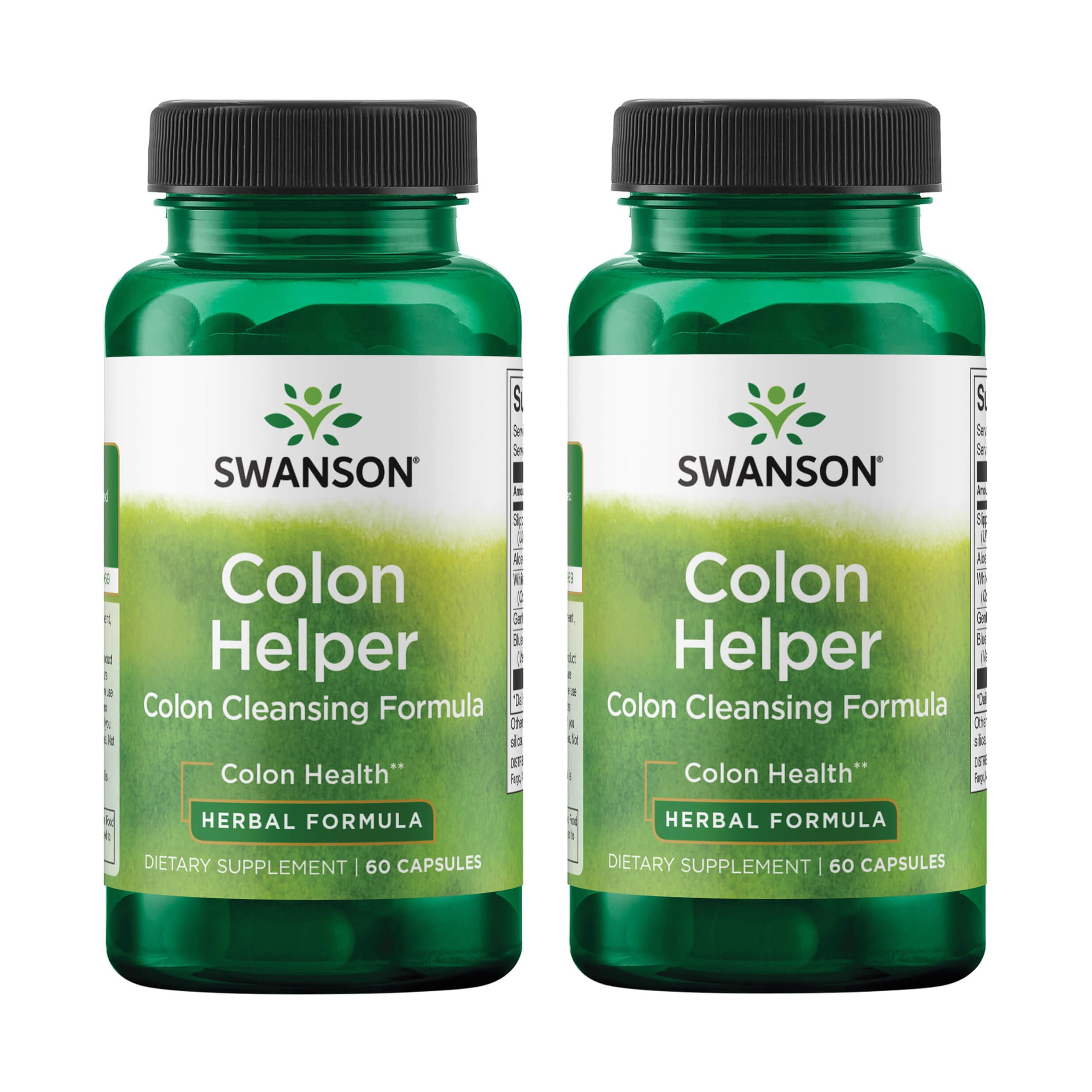 Swanson Colon Helper: botella frontal para apoyar la digestión equilibrada.